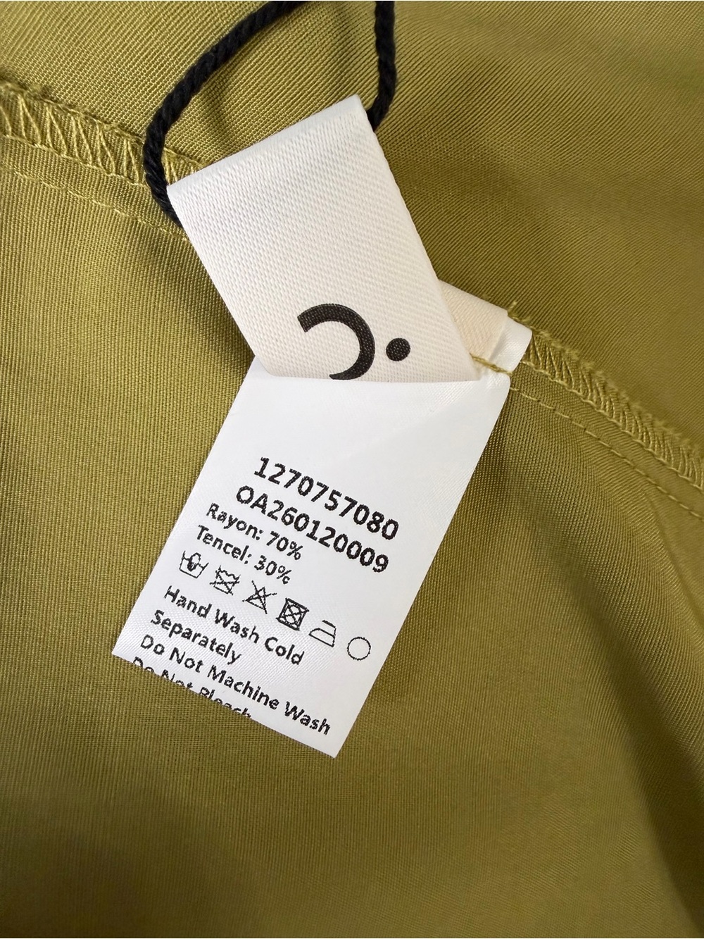 Commense Chartreuse Green Twist Front Halter Maxi Dress Small NWT Front Slit - Picture 10 of 11